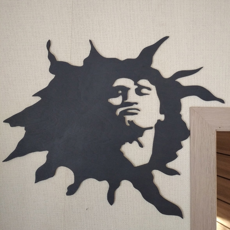 طرح استیکر ویکتور تسوی مناسب برای استفاده در دستگاه های cnc چوب و cnc لیزر - laser cut viktor tsoi sticker cdr file