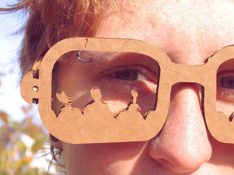 طرح mst3k مناسب برای استفاده در دستگاه های cnc چوب و cnc لیزر - laser cut mst3k shades dxf file