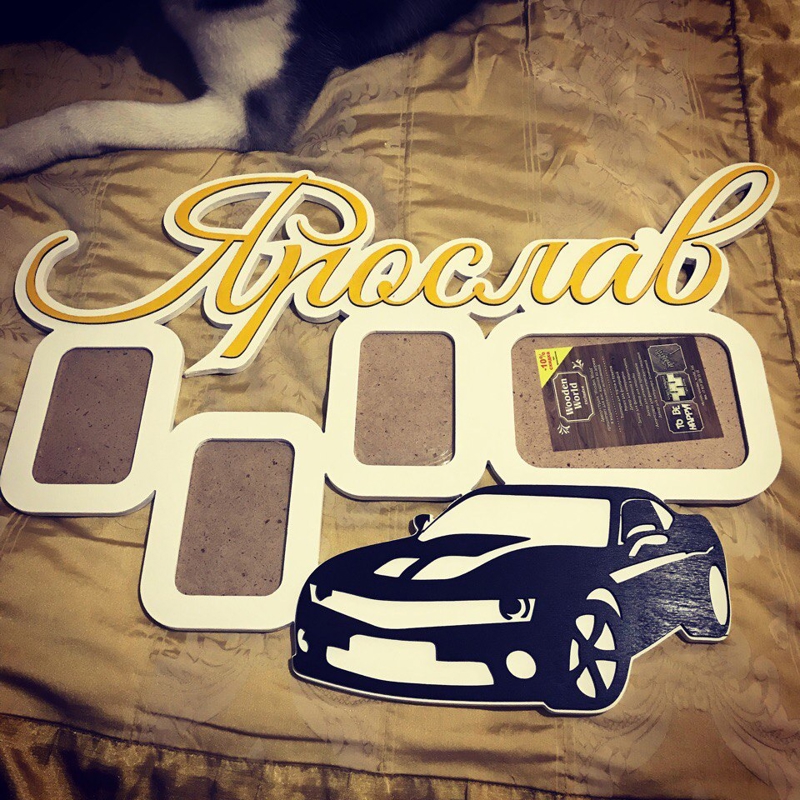 طرح قاب عکس با ماشین مناسب برای استفاده در دستگاه های cnc چوب و cnc لیزر - laser cut photo frames with car cdr file