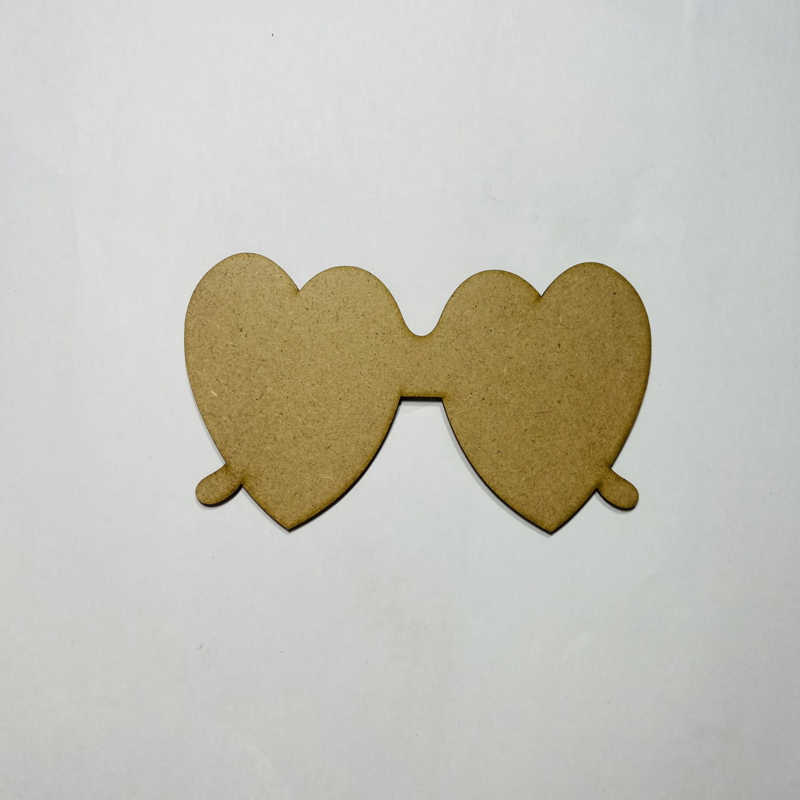 طرح لیوان طرح قلب چوبی مناسب برای استفاده در دستگاه های cnc چوب و cnc لیزر - laser cut heart glasses wood cutout unfinished craft cdr file