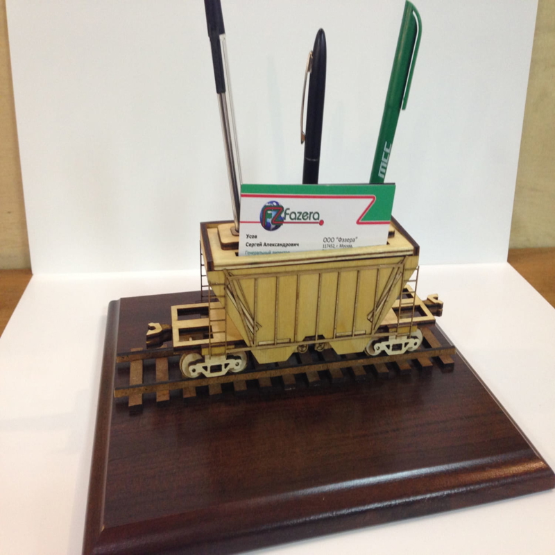 طرح فایل کورل CDR جعبه مقوایی مناسب برای استفاده در دستگاه های cnc چوب و cnc لیزر - laser cut grain hopper wagon desk organizer cdr file