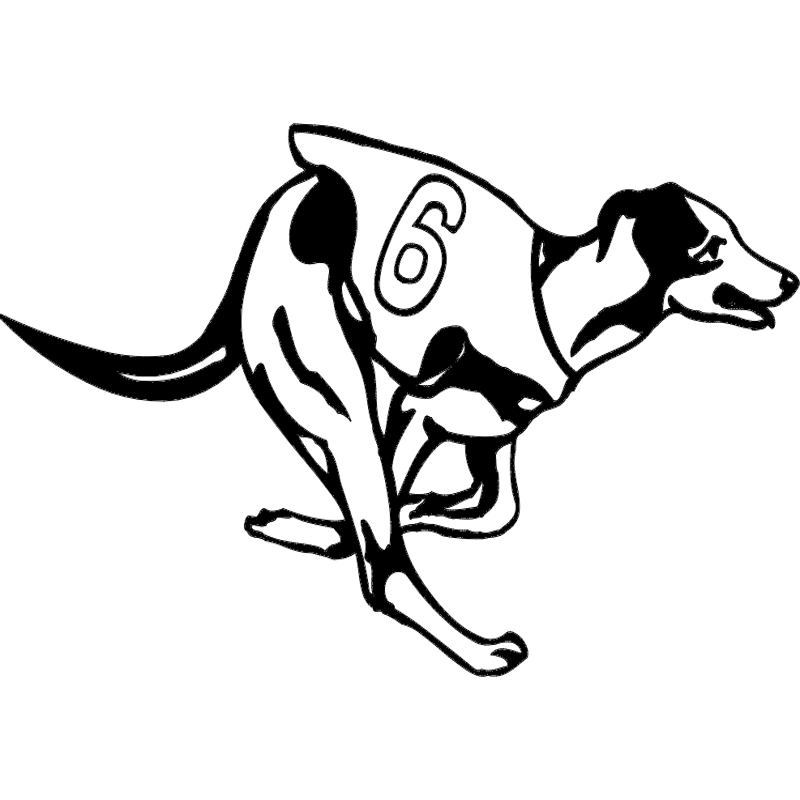 طرح سگ شکاری خاکستری مناسب برای استفاده در دستگاه های cnc چوب و cnc لیزر - grey hound dxf file