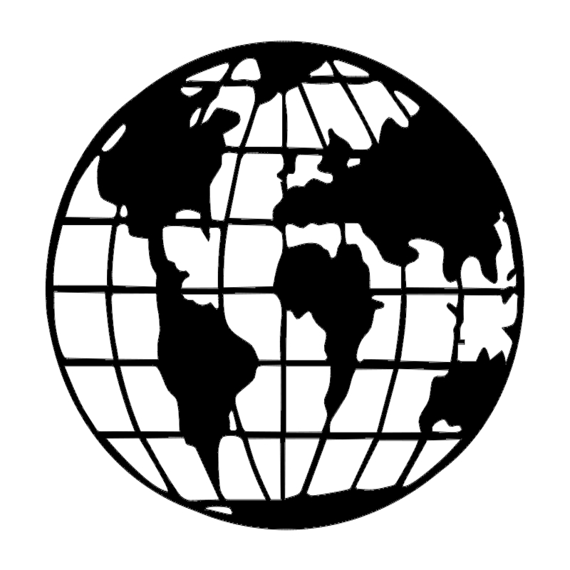 طرح نقشه جهان مناسب برای استفاده در دستگاه های cnc چوب و cnc لیزر - world map globe dxf file