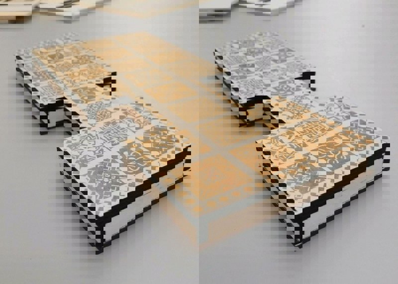 طرح بازی سلطنتی شما با مناسب برای استفاده در دستگاه های cnc چوب و cnc لیزر - laser cut the royal game of ur svg file