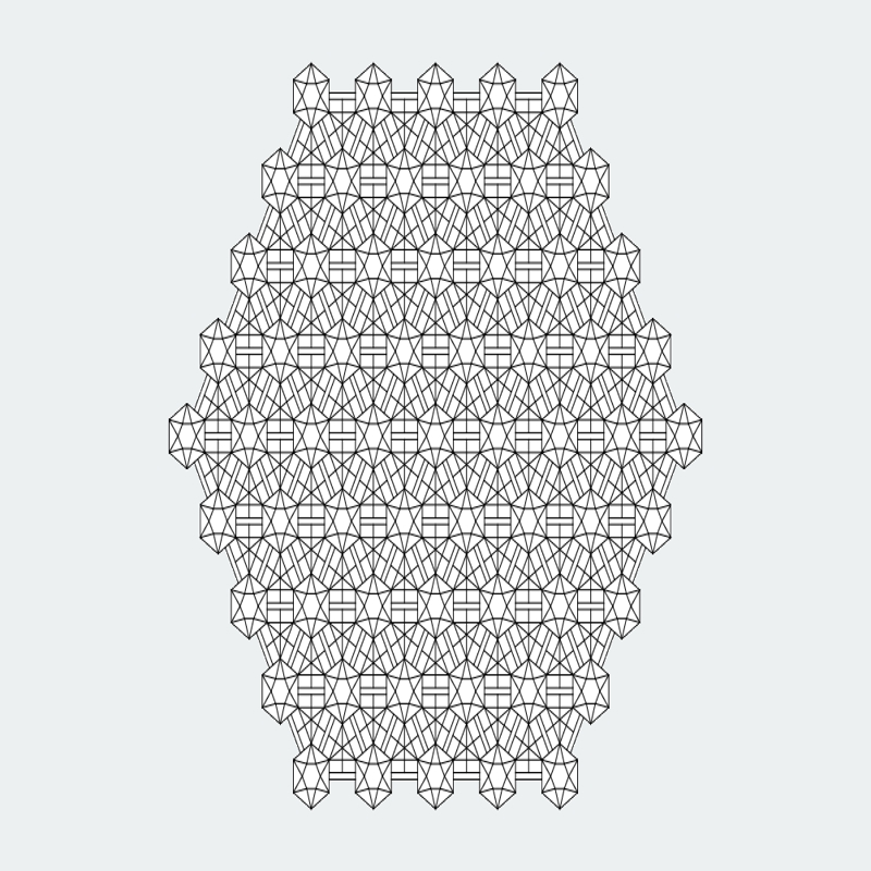 طرح جغرافیایی 035a مناسب برای استفاده در دستگاه های cnc چوب و cnc لیزر - geo design 035a dxf file