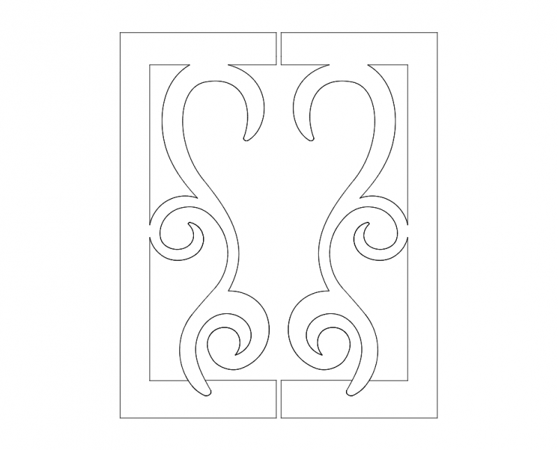 طرح طراحی مناسب برای استفاده در دستگاه های cnc چوب و cnc لیزر - design dxf file