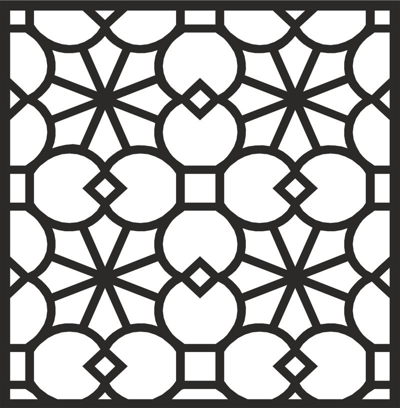 طرح الگوهای تزئینی ۵ مناسب برای استفاده در دستگاه های cnc چوب و cnc لیزر - ornamental patterns 5 dxf file