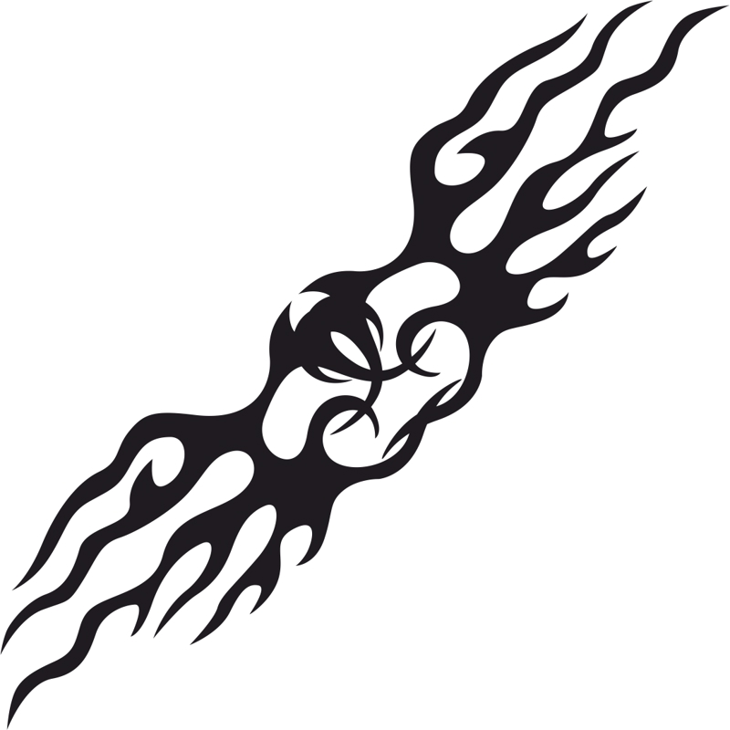 طرح وکتور خالکوبی قبیله ای مناسب برای استفاده در دستگاه های cnc چوب و cnc لیزر - tattoo tribal vector design cdr file