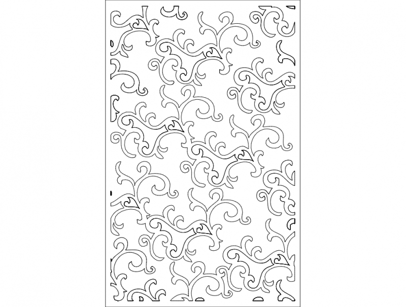 طرح ۵۸ مناسب برای استفاده در دستگاه های cnc چوب و cnc لیزر - design 58 dxf file