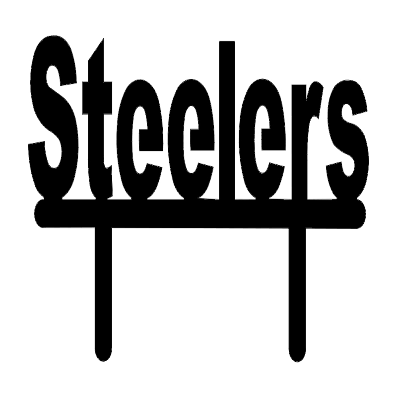 طرح پایه استیلرز مناسب برای استفاده در دستگاه های cnc چوب و cnc لیزر - steelers stand dxf file