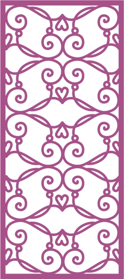 طرح پنل وکتور بدون درز شماره ۲۹۳ مناسب برای استفاده در دستگاه های cnc چوب و cnc لیزر - laser cut vector panel seamless 293 cdr file