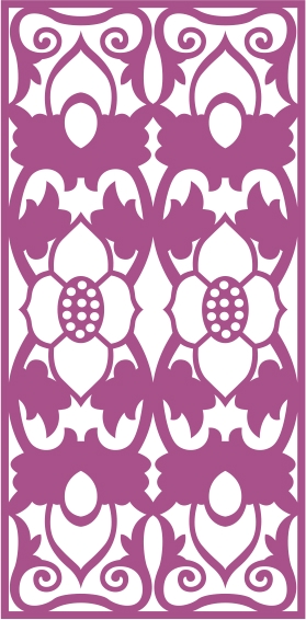 طرح پنل وکتور بدون درز شماره ۲۱۴ مناسب برای استفاده در دستگاه های cnc چوب و cnc لیزر - laser cut vector panel seamless 214 cdr file