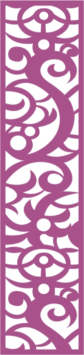 طرح پنل وکتور بدون درز شماره ۲۴۳ مناسب برای استفاده در دستگاه های cnc چوب و cnc لیزر - laser cut vector panel seamless 243 cdr file