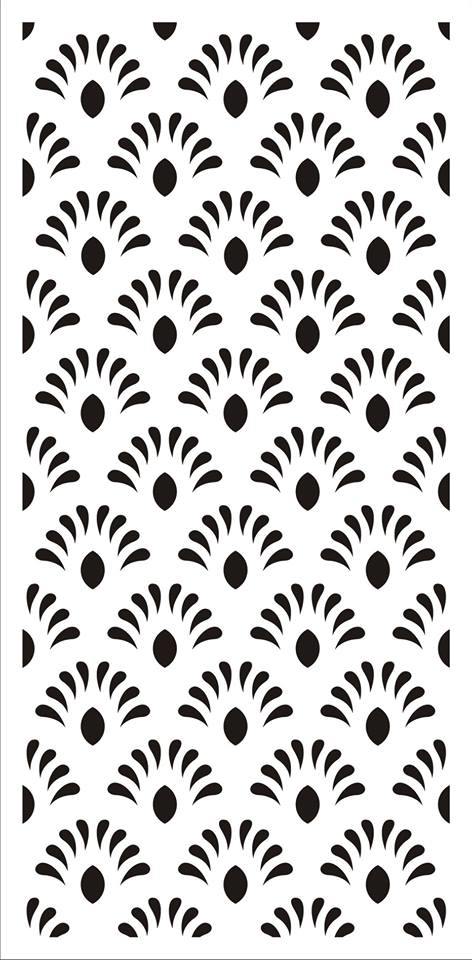 طرح گل و بوته برای طرح جالی مناسب برای استفاده در دستگاه های cnc چوب و cnc لیزر - jali design flourishing floral design pattern dxf file