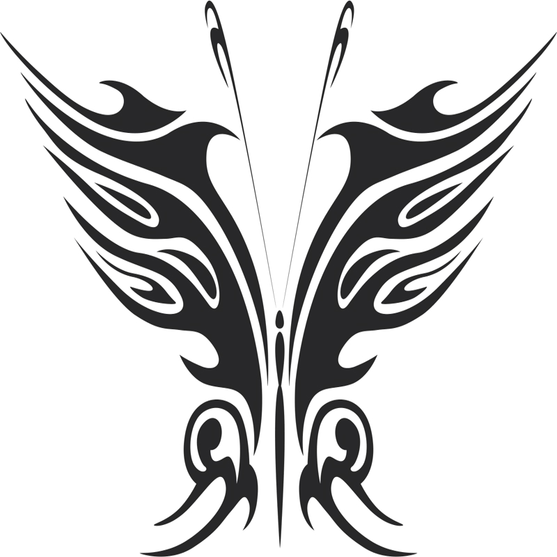 طرح وکتور پروانه شماره 018 مناسب برای استفاده در دستگاه های cnc چوب و cnc لیزر - butterfly vector art 018 cdr file