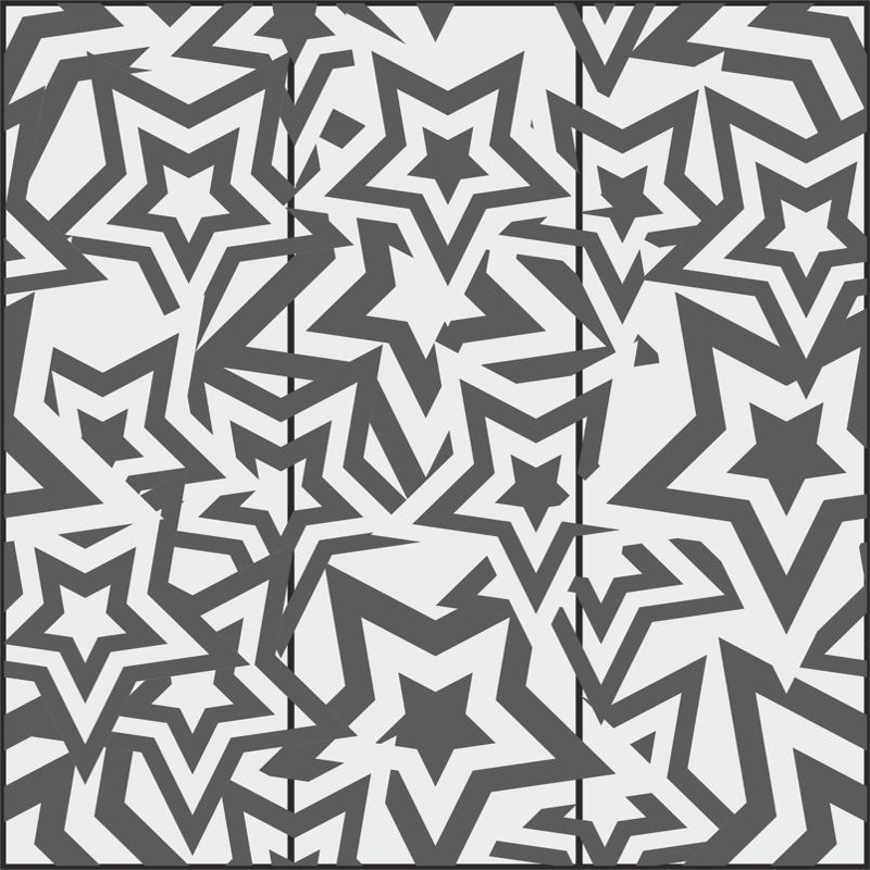 طرح ستاره بدون درز مناسب برای استفاده در دستگاه های cnc چوب و cnc لیزر - star seamless pattern cdr file