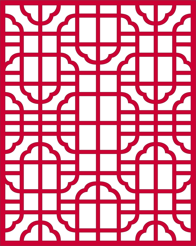 طرح توری کلاسیک سنتی مناسب برای استفاده در دستگاه های cnc چوب و cnc لیزر - traditional classic lace pattern dxf file