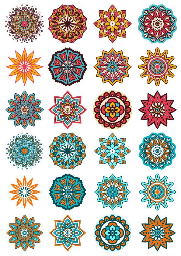 طرح وکتورهای رایگان تزئینات مناسب برای استفاده در دستگاه های cnc چوب و cnc لیزر - free ornaments vectors cdr file
