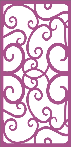 طرح پنل وکتور بدون درز شماره 222 مناسب برای استفاده در دستگاه های cnc چوب و cnc لیزر - laser cut vector panel seamless 222 cdr file