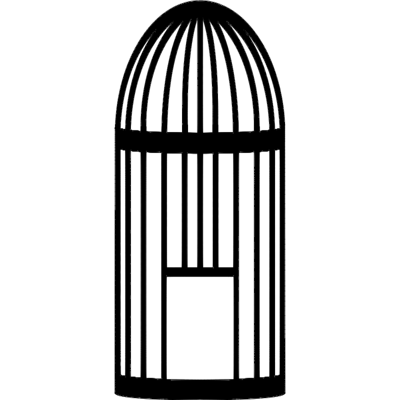 طرح قفس پرنده مناسب برای استفاده در دستگاه های cnc چوب و cnc لیزر - bird cage dxf file