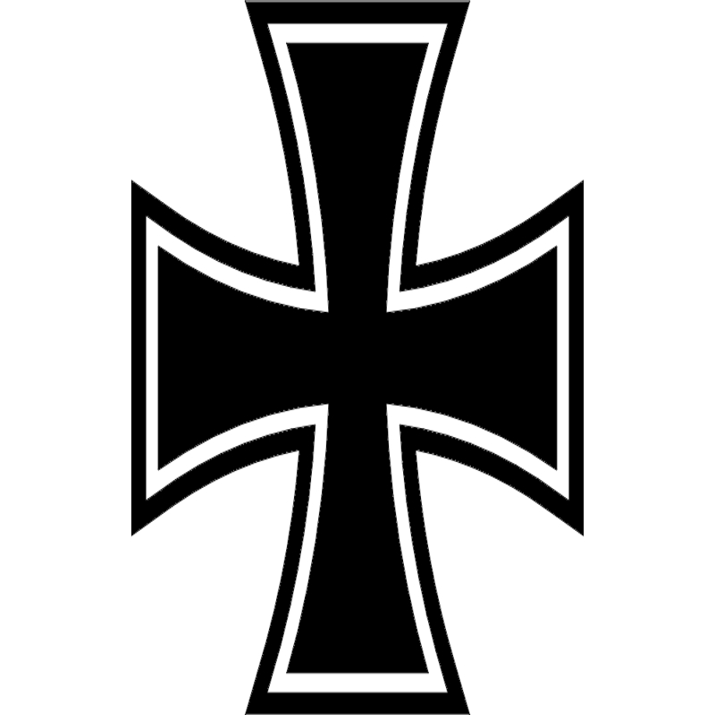 طرح صلیب آهنین مناسب برای استفاده در دستگاه های cnc چوب و cnc لیزر - iron cross dxf file