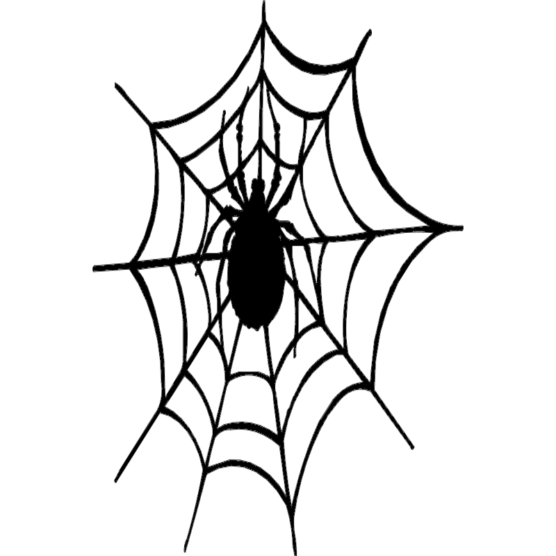 طرح عنکبوت و وب مناسب برای استفاده در دستگاه های cnc چوب و cnc لیزر - spider and the web dxf file