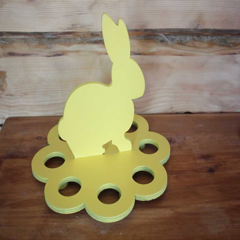 طرح جا تخم مرغی مناسب برای استفاده در دستگاه های cnc چوب و cnc لیزر - egg stand laser cut cdr file