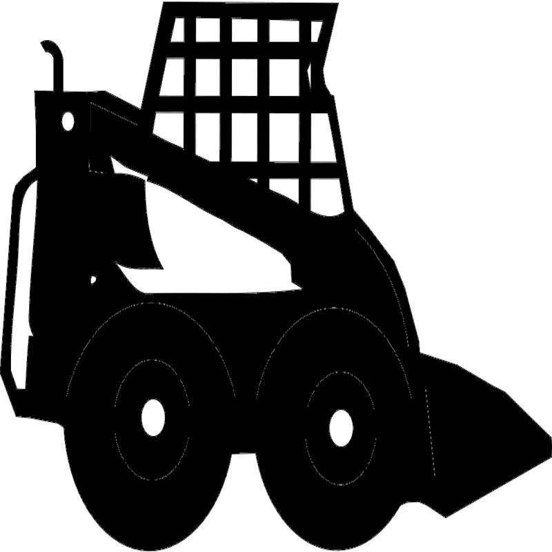 طرح ماشین اسکیداستر مناسب برای استفاده در دستگاه های cnc چوب و cnc لیزر - skidsteer dxf file