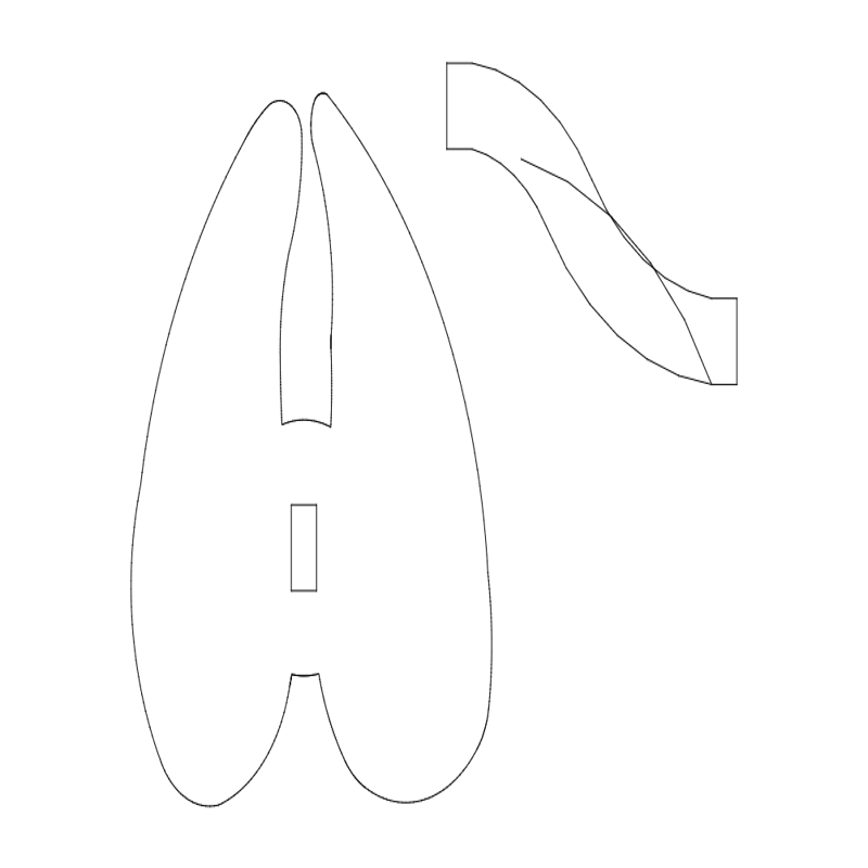 طرح قلاب ذرت مات مناسب برای استفاده در دستگاه های cnc چوب و cnc لیزر - matt maize hooks dxf file