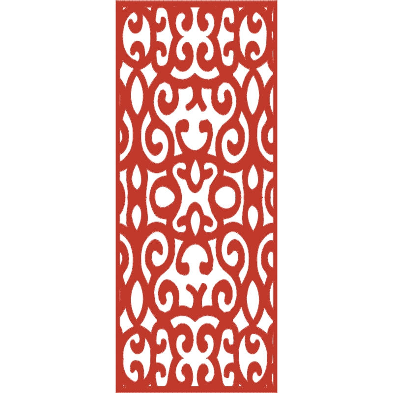 طرح پنل تزئینی شماره ۴ مناسب برای استفاده در دستگاه های cnc چوب و cnc لیزر - ornamental panel 4 dxf file