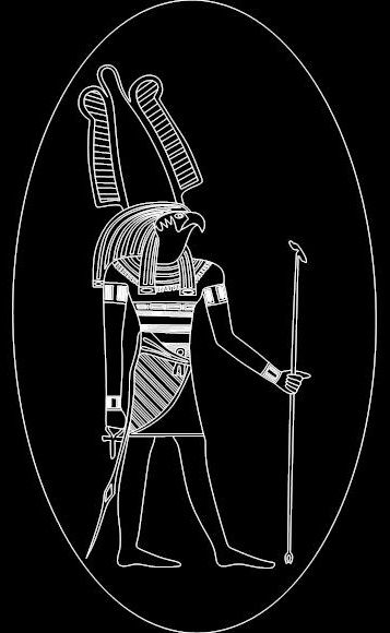 طرح خدایان مصر باستان مناسب برای استفاده در دستگاه های cnc چوب و cnc لیزر - ancient egyptian gods dxf file