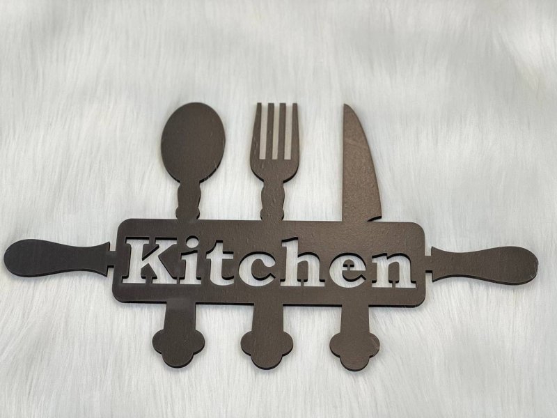 طرح تزیین دیوار آشپزخانه با مناسب برای استفاده در دستگاه های cnc چوب و cnc لیزر - laser cut kitchen wall decor