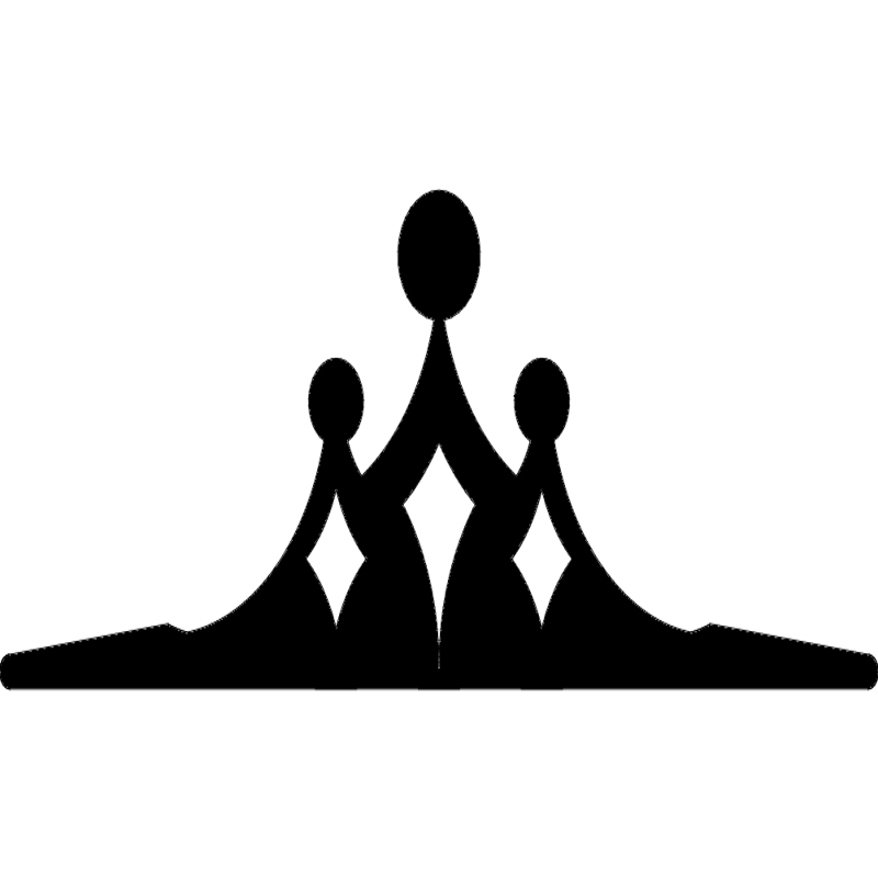 طرح تاج مناسب برای استفاده در دستگاه های cnc چوب و cnc لیزر - tiara dxf file