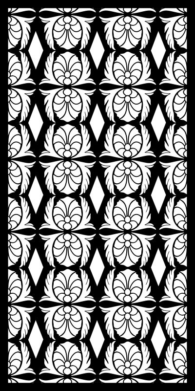 طرح الگوی شابلون عثمانی مناسب برای استفاده در دستگاه های cnc چوب و cnc لیزر - ottoman stencils pattern cdr file