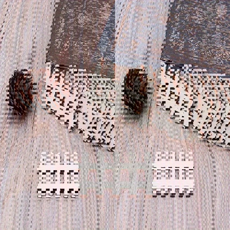 طرح اشکال نرده چوبی برای صنایع دستی DIY، دکور مینیاتوری، برش‌های چوبی ناتمام برای نقاشی مناسب برای استفاده در دستگاه های cnc چوب و cnc لیزر - laser cut wooden fence shapes for diy crafts miniature decor unfinished wood cutouts for painting