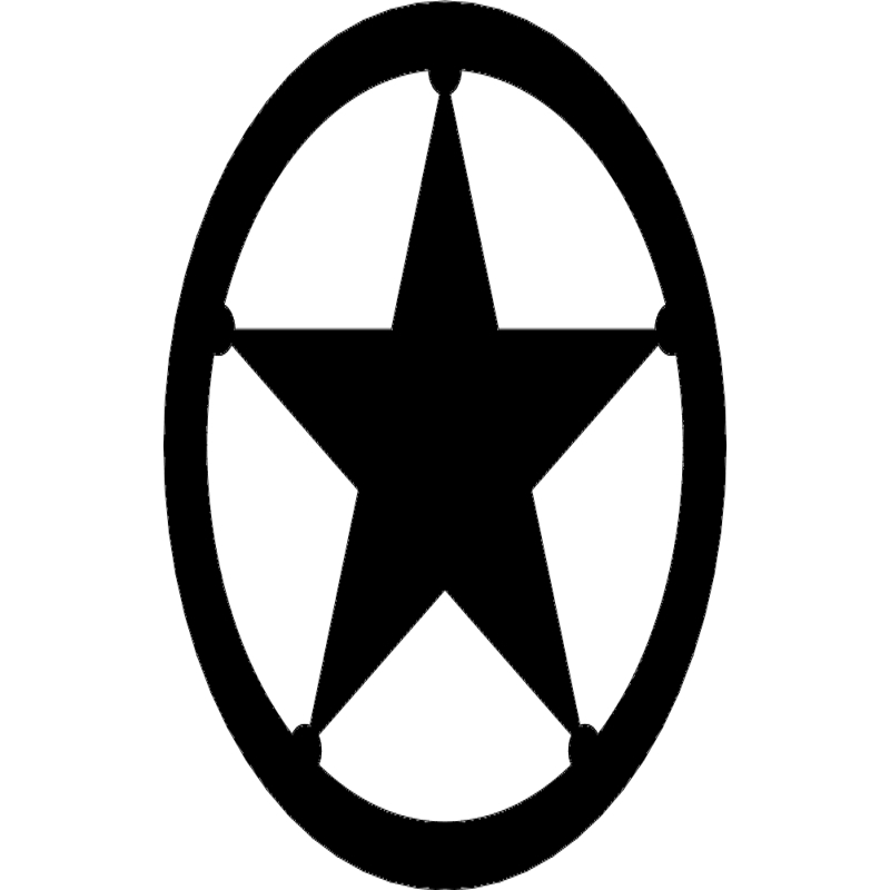 طرح ستاره تگزاس مناسب برای استفاده در دستگاه های cnc چوب و cnc لیزر - texas star dxf file