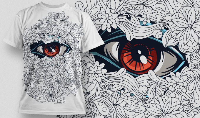 طرح تی شرت وکتور Designious شماره ۵۳۹ مناسب برای استفاده در دستگاه های cnc چوب و cnc لیزر - designious vector t shirt design 539 cdr file