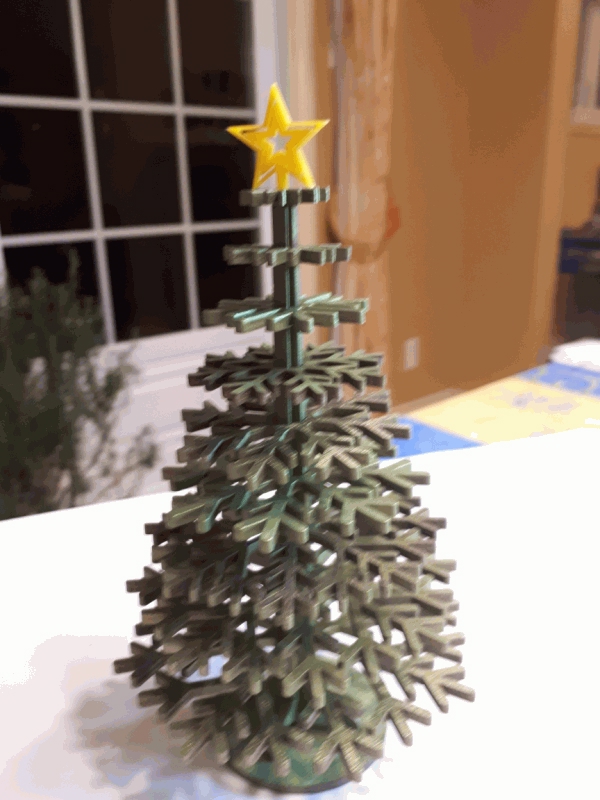 طرح درخت کریسمس طرح تخت مناسب برای استفاده در دستگاه های cnc چوب و cnc لیزر - laser cut flat pack christmas tree dxf file