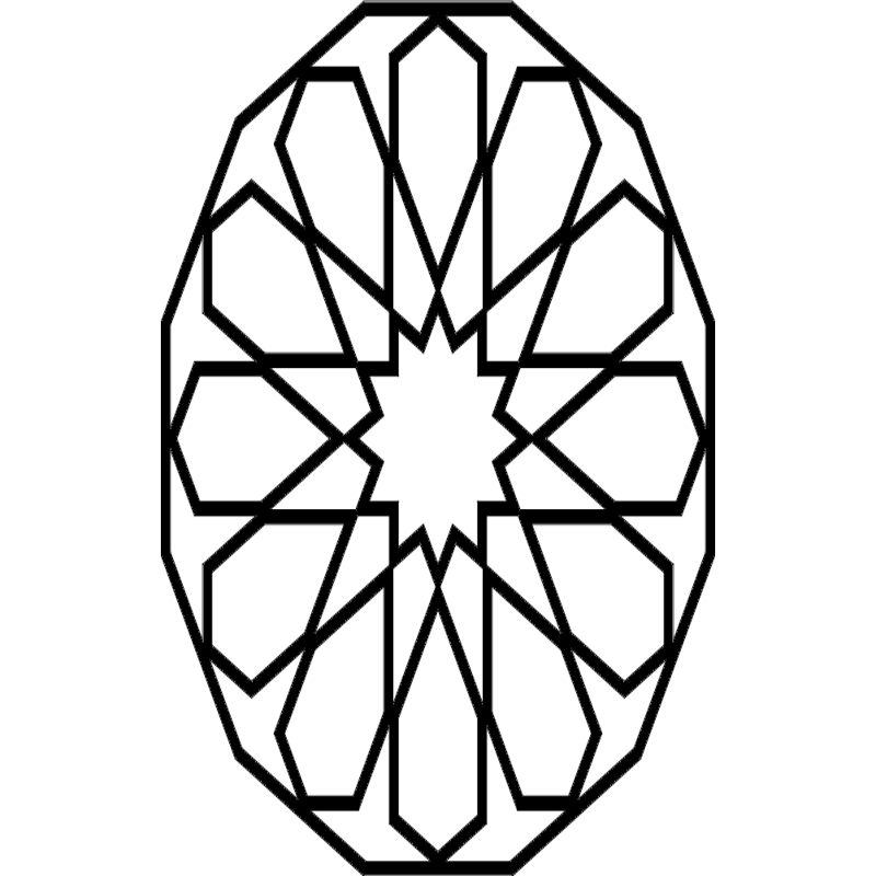 طرح دایره‌ای مناسب برای استفاده در دستگاه های cnc چوب و cnc لیزر - design round dxf file