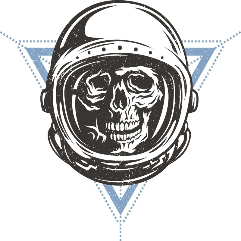 طرح جمجمه کازمو مناسب برای استفاده در دستگاه های cnc چوب و cnc لیزر - cosmo skull print cdr file