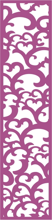 طرح پنل وکتور بدون درز شماره ۱۸۲ مناسب برای استفاده در دستگاه های cnc چوب و cnc لیزر - laser cut vector panel seamless 182 cdr file