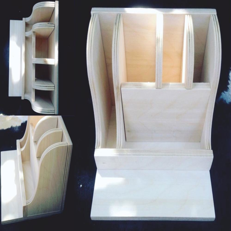 طرح لایه باز جعبه کادو مناسب برای استفاده در دستگاه های cnc چوب و cnc لیزر - laser cut organizer template cdr file