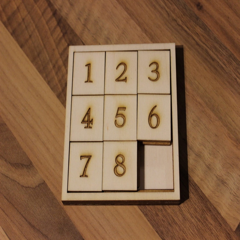 طرح و بلوک های کشویی پازل مناسب برای استفاده در دستگاه های cnc چوب و cnc لیزر - laser cut sliding block puzzle svg file