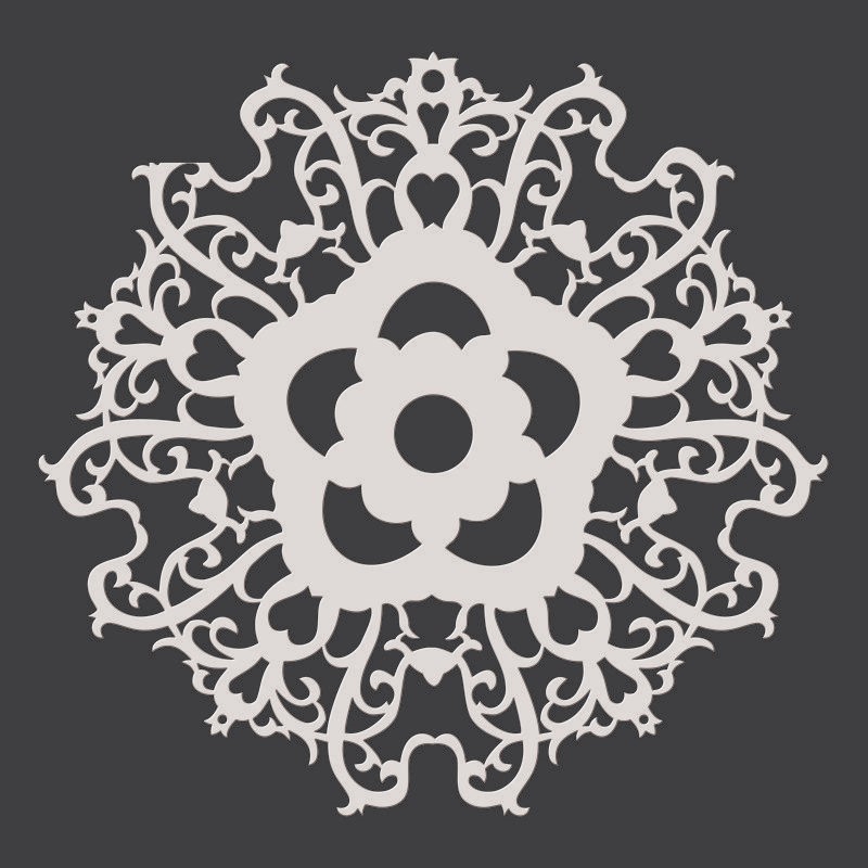 طرح جالی تزئینی مناسب برای استفاده در دستگاه های cnc چوب و cnc لیزر - laser cut decorative jali design template dxf file