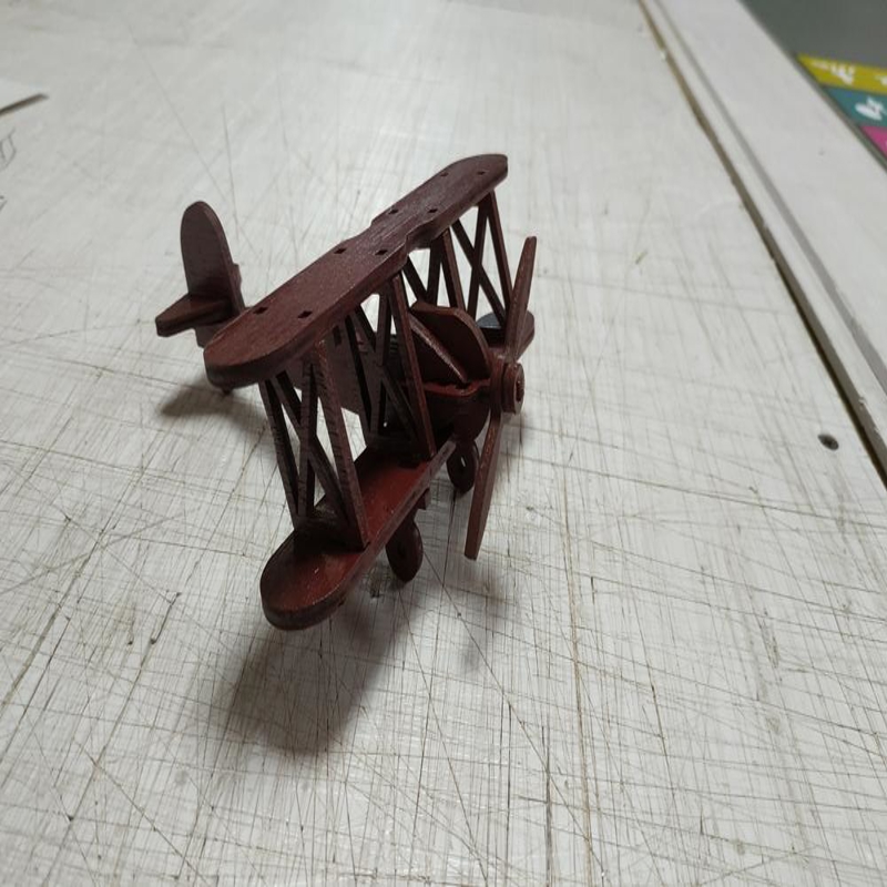 طرح هواپیمای دو موتوره مناسب برای استفاده در دستگاه های cnc چوب و cnc لیزر - laser cut bi plane template cdr file