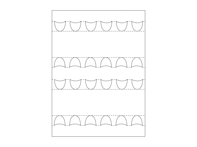 طرح قالب جعبه مناسب برای استفاده در دستگاه های cnc چوب و cnc لیزر - box template dxf file