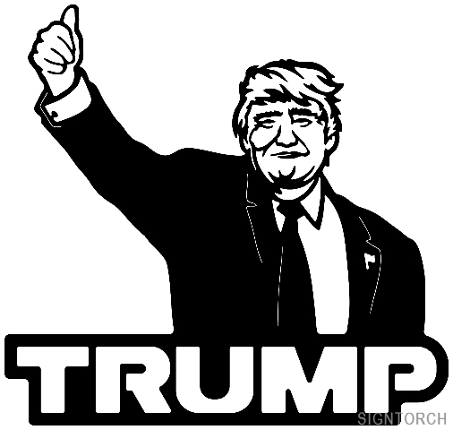 طرح ترامپ ۳ مناسب برای استفاده در دستگاه های cnc چوب و cnc لیزر - trump 3 dxf file