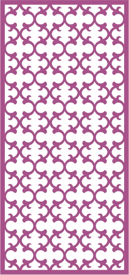 طرح پنل بدون درز شماره ۲۱۷ مناسب برای استفاده در دستگاه های cnc چوب و cnc لیزر - laser cut vector panel seamless 217 cdr file