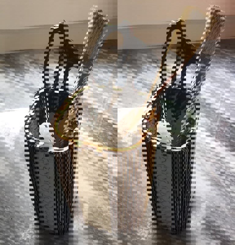 طرح جا قلمی تخته سه لا 4 میلی متری بدون چسب مناسب برای استفاده در دستگاه های cnc چوب و cnc لیزر - laser cut pen holder 4mm plywood without glue