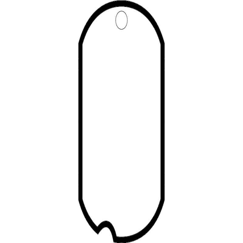 طرح پلاک سگ مناسب برای استفاده در دستگاه های cnc چوب و cnc لیزر - dog tag dxf file